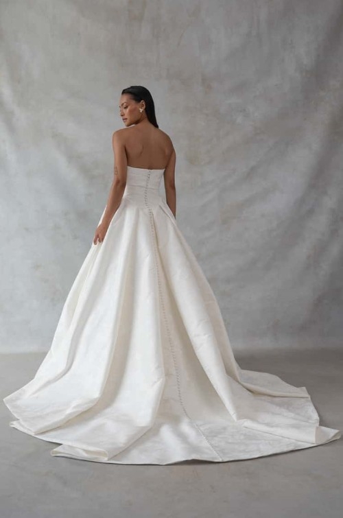 Jenny Yoo Tristan Print 12674B #1 Ivory picture