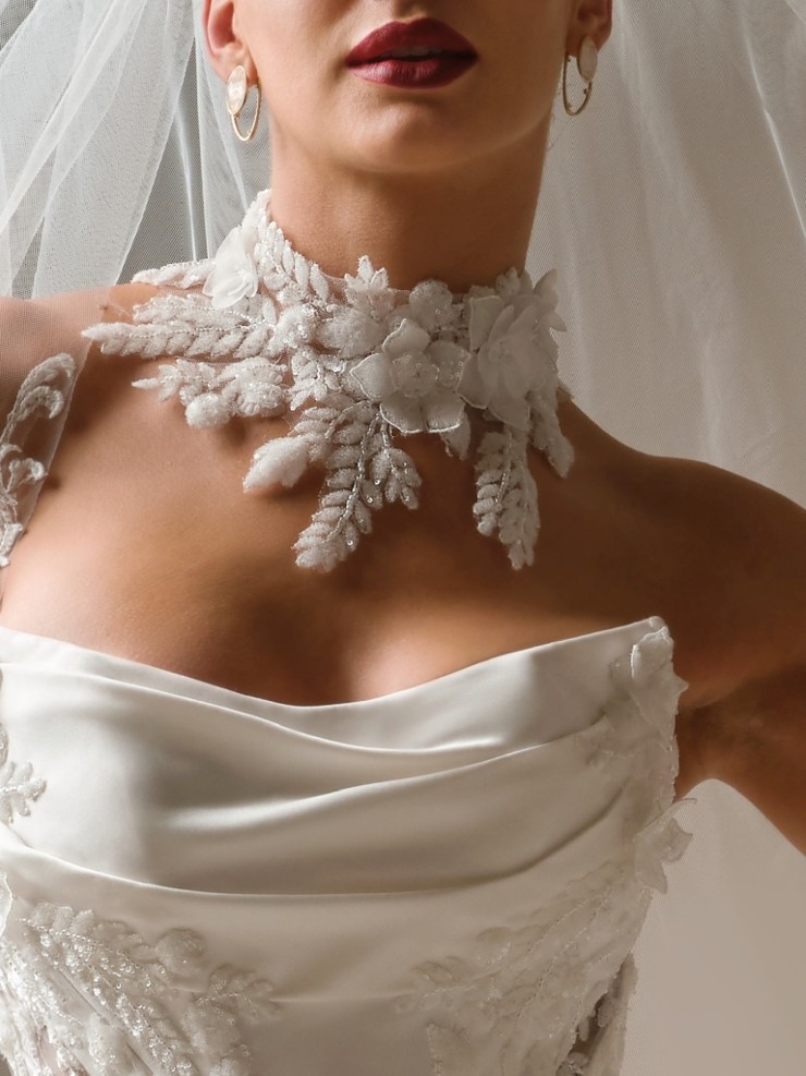 Sottero and Midgley Burke Choker - Sottero & Midgley Burke Choker - Sottero & Midgley #2 default Ivory picture