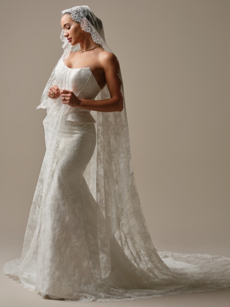 Sottero and Midgley Lassen Veil - Sottero & Midgley Lassen Veil - Sottero & Midgley #0 default All Ivory picture