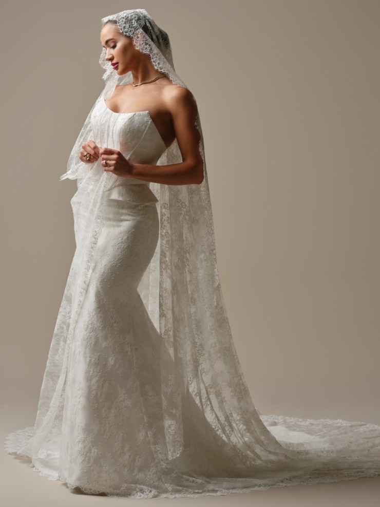 Sottero and Midgley Lassen Veil - Sottero & Midgley Lassen Veil - Sottero & Midgley #0 default All Ivory picture