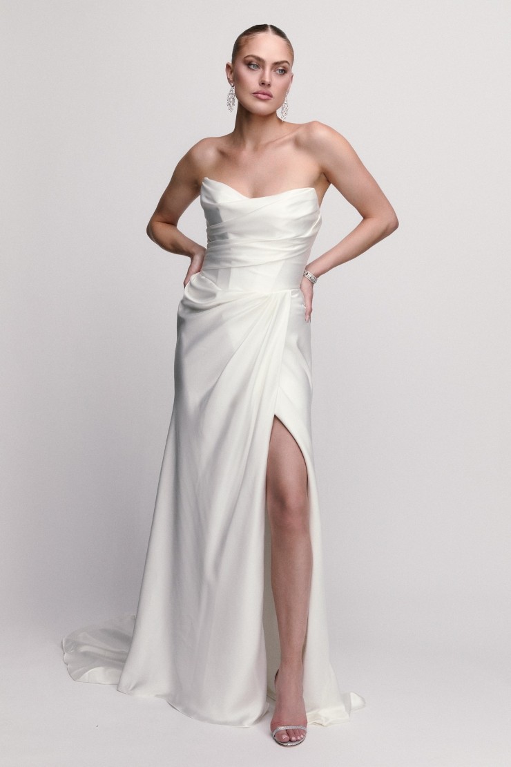 Watters Fleurette with Scarf 61315B #1 Ivory picture