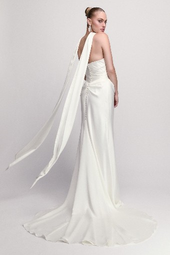 Watters Fleurette with Scarf 61315B $4 Ivory thumbnail