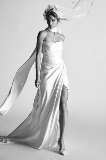 Watters Fleurette with Scarf 61315B $6 Ivory thumbnail