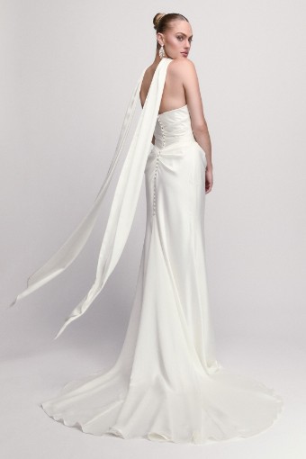 Watters Fleurette with Scarf 61315B $4 Ivory thumbnail