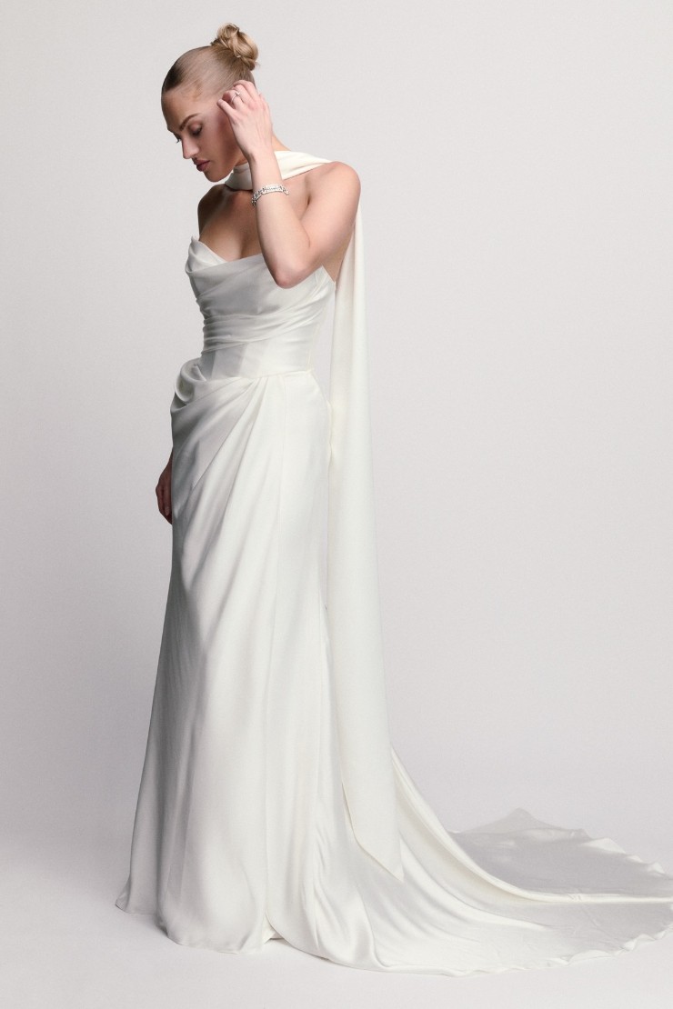 Watters Fleurette with Scarf 61315B #0 default Ivory picture