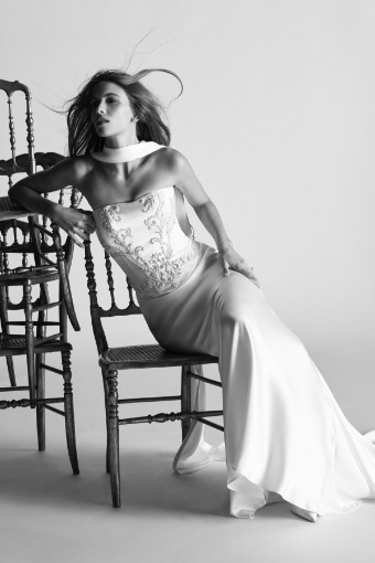 Watters Christel with Scarf 61214B $7 Ivory thumbnail