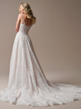 Rebecca Ingram Esmerelda 26RK478B01 $11 Ivory over Blush (gown with Ivory Illusion) thumbnail