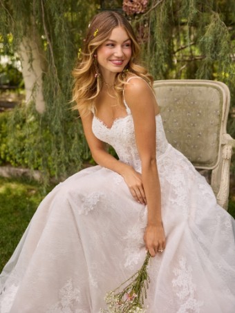 Rebecca Ingram Esmerelda 26RK478B01 $2 Ivory over Blush (gown with Ivory Illusion) thumbnail
