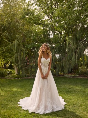 Rebecca Ingram Esmerelda 26RK478B01 $3 Ivory over Blush (gown with Ivory Illusion) thumbnail