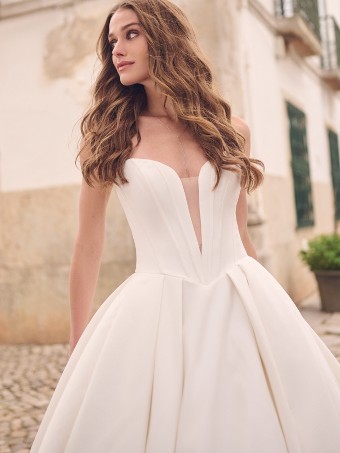 Maggie Sottero Derrick 23MS723A01 $1 Ivory (gown with Natural Illusion) thumbnail