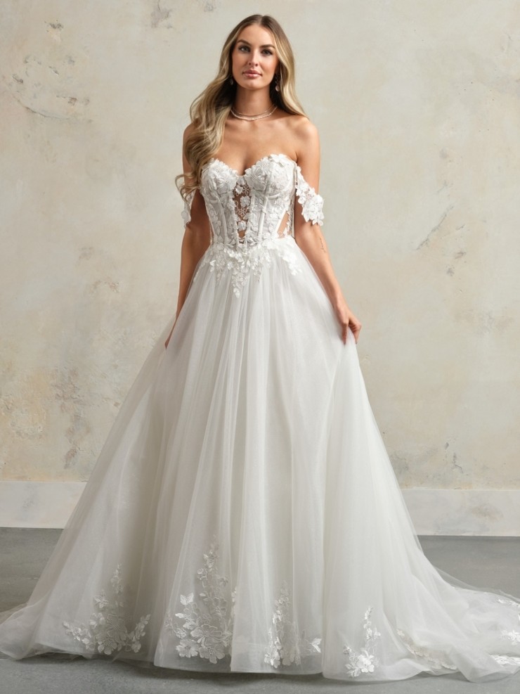 Maggie Sottero Angelette 24MC744A01 #1 Ivory (gown with Natural Illusion) picture