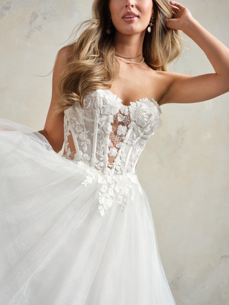 Maggie Sottero Angelette 24MC744A01 #0 default Ivory (gown with Natural Illusion) picture