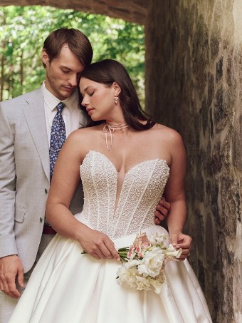 Maggie Sottero Tina 25MS261A01 $9 Ivory (gown with Natural Illusion) thumbnail