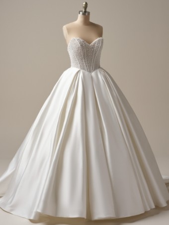 Maggie Sottero Tina 25MS261A01 $6 Ivory (gown with Natural Illusion) thumbnail