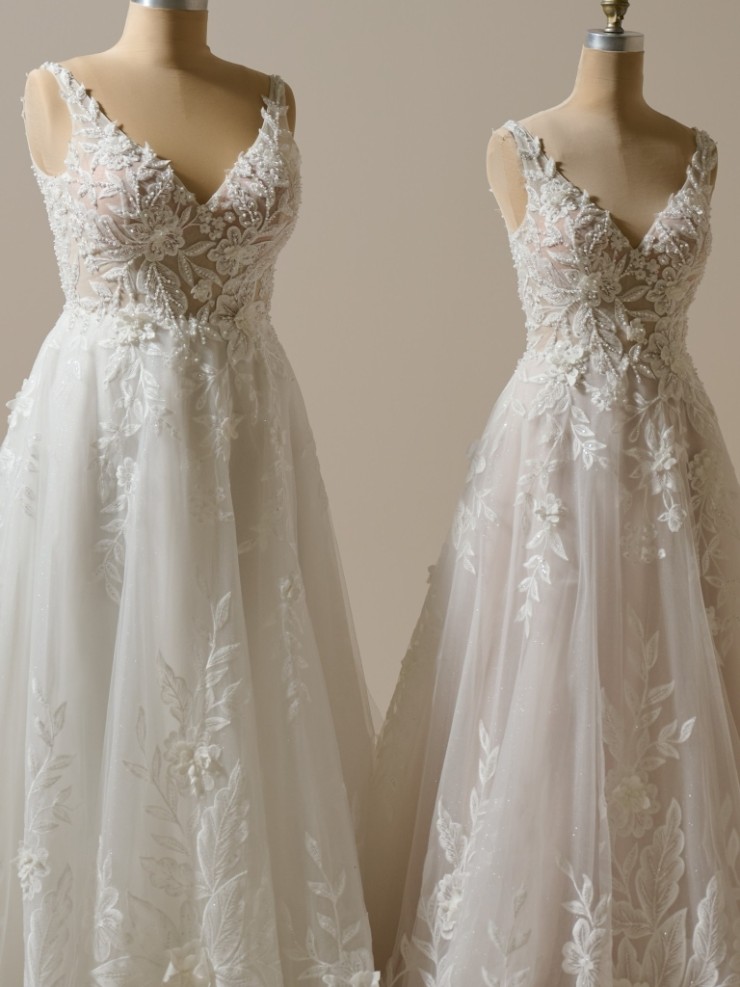 Maggie Sottero Magnolia 25MK299A01 #13 default Ivory over Blush (gown with Ivory Illusion) picture