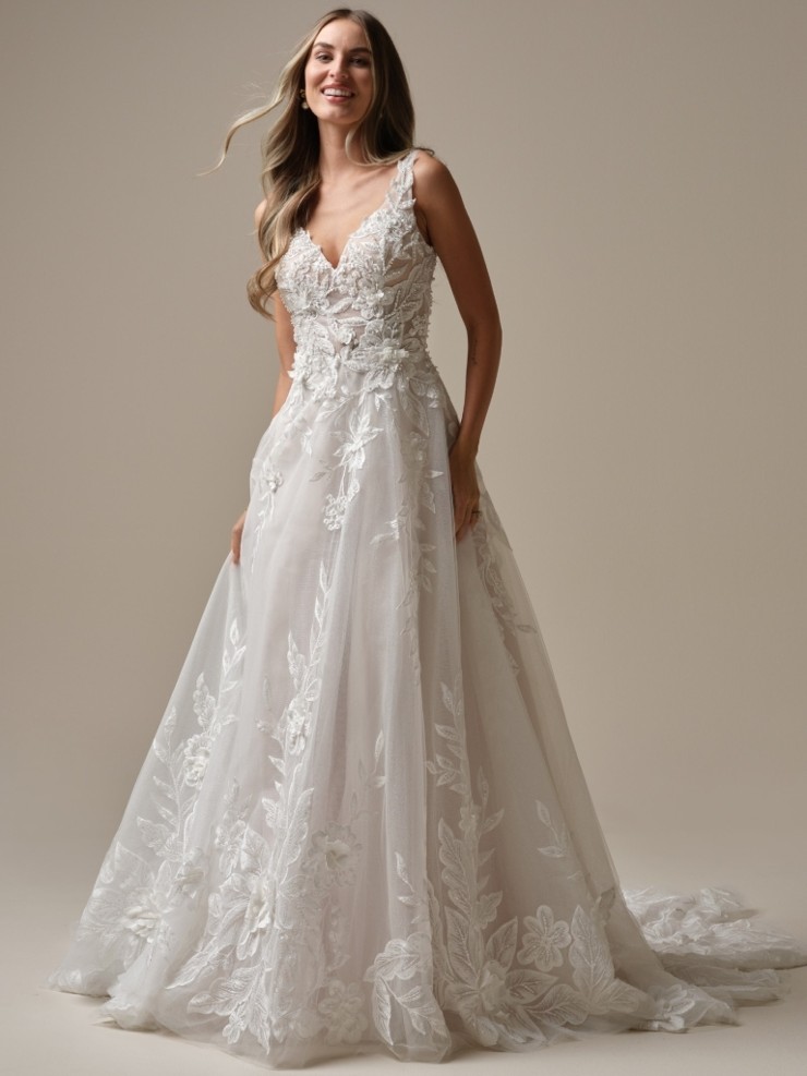 Maggie Sottero Magnolia 25MK299A01 #1 Ivory over Blush (gown with Ivory Illusion) picture