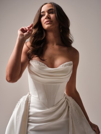 Maggie Sottero Melissa 25MS890A01 $6 All Ivory thumbnail