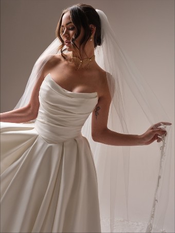 Maggie Sottero Maureen 25MS873A01 $7 All Ivory thumbnail