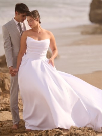 Maggie Sottero Maureen 25MS873A01 $8 All Ivory thumbnail