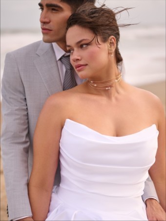 Maggie Sottero Maureen 25MS873A01 $10 All Ivory thumbnail