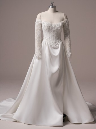 Maggie Sottero Takera Lane 25MB942A01 $7 All Ivory (gown with Ivory Illusion) thumbnail