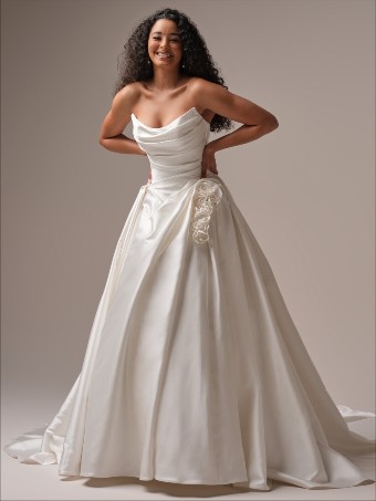 Maggie Sottero Antoinette 25MS910A01 $3 All Ivory thumbnail