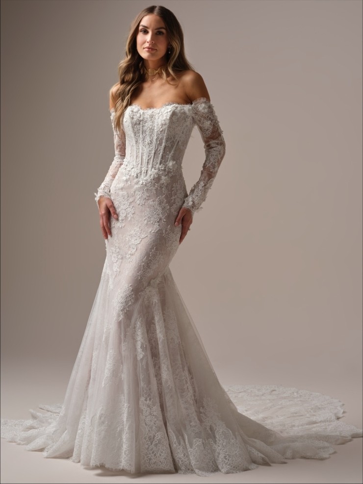 Maggie Sottero Takera 25MB941A01 #0 default All Ivory (gown with Ivory Illusion) picture