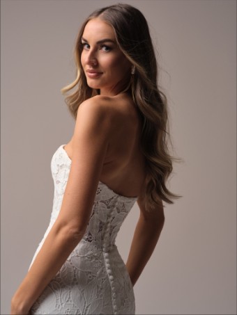 Maggie Sottero Dakota 25MB849A01 $8 All Ivory (gown with Ivory Illusion) thumbnail