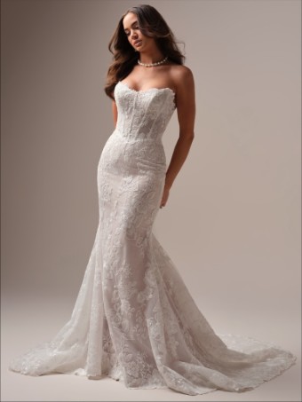 Maggie Sottero Meredith 25MB870A02 $4 All Ivory (gown with Ivory Illusion) thumbnail