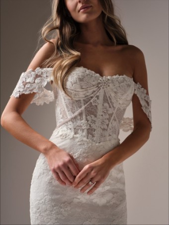 Maggie Sottero Devon 25MB878A01 $4 All Ivory thumbnail