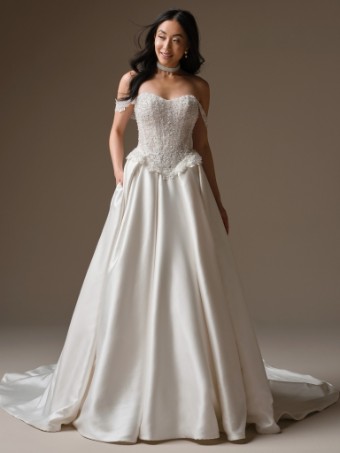 Maggie Sottero London 26MS402A01 $2 Ivory (gown with Natural Illusion) thumbnail