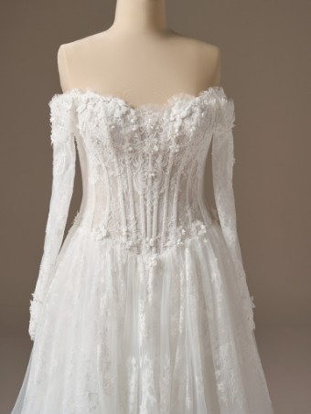 Maggie Sottero Kitaro 26MB385A01 $6 Ivory over Blush (gown with Ivory Illusion) thumbnail