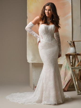 Maggie Sottero Ariadne (Lined) - 26MS447B01 - Maggie Sottero Ariadne (Lined) - 26MS447B01 - Maggie Sottero $5 Ivory over Soft Blush (gown with Ivory illusion) thumbnail