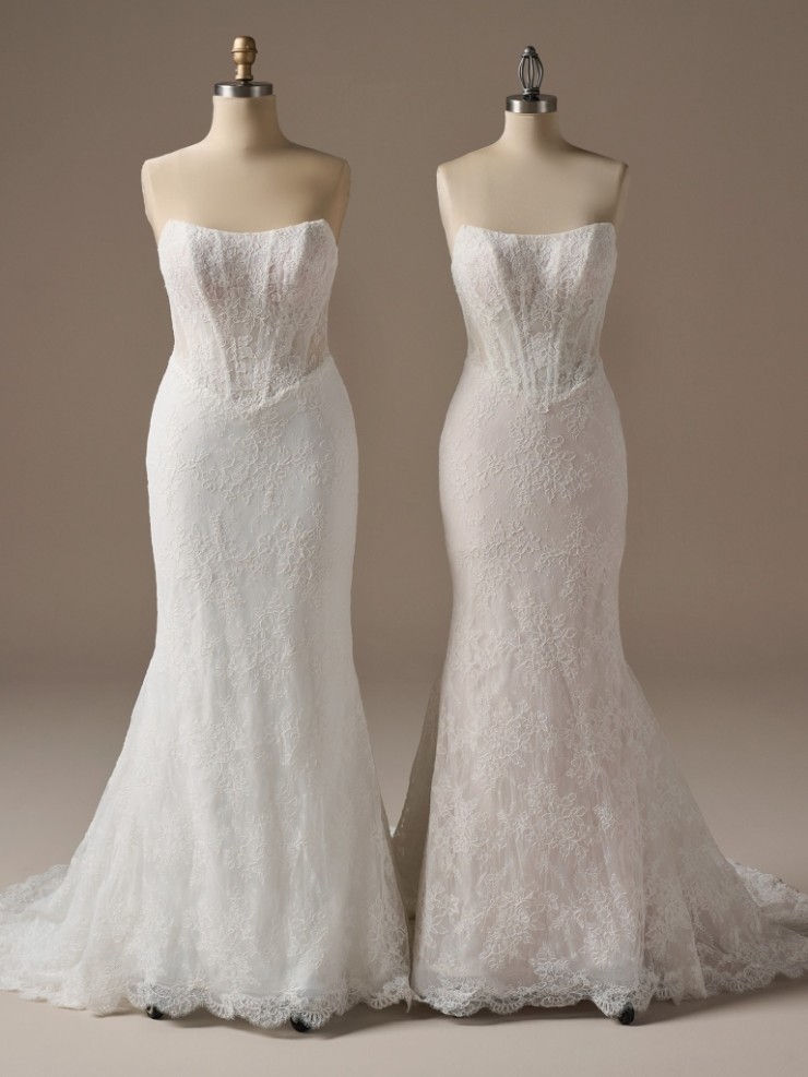 Maggie Sottero Ariadne (Lined) - 26MS447B01 - Maggie Sottero Ariadne (Lined) - 26MS447B01 - Maggie Sottero #20 default Ivory over Soft Blush (gown with Ivory illusion) picture