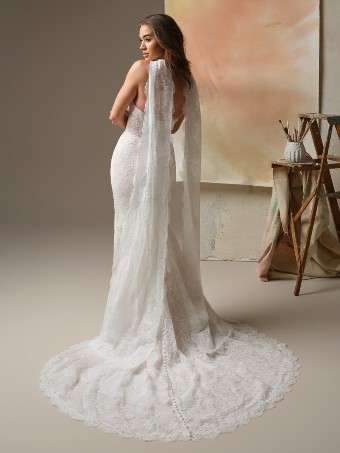 Maggie Sottero Ariadne (Lined) - 26MS447B01 - Maggie Sottero Ariadne (Lined) - 26MS447B01 - Maggie Sottero $10 Ivory over Soft Blush (gown with Ivory illusion) thumbnail