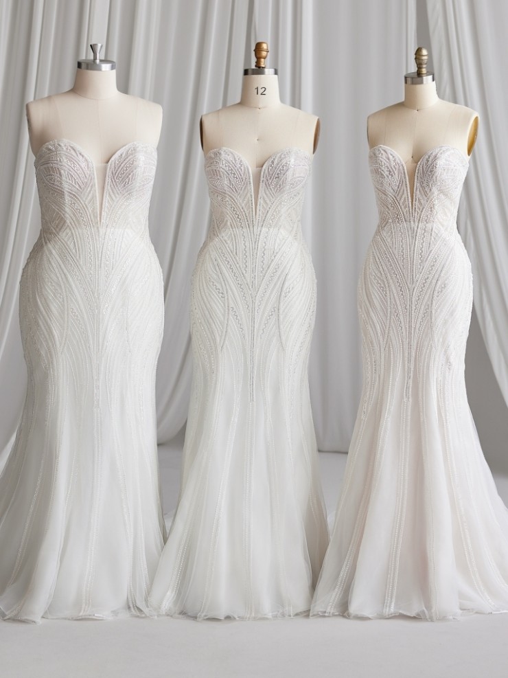 Sottero and Midgley Positano 23SS702A01 #4 default Ivory/Silver/Blush picture