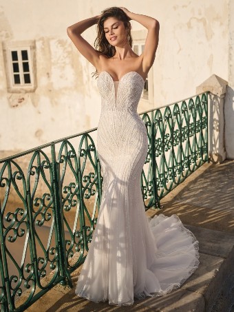 Sottero and Midgley Positano 23SS702A01 $0 default Ivory/Silver/Blush thumbnail