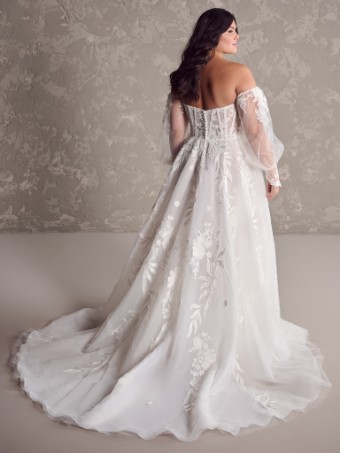 Sottero and Midgley Destin 24SS222A01 $5 default All Ivory (gown with Ivory Illusion) thumbnail