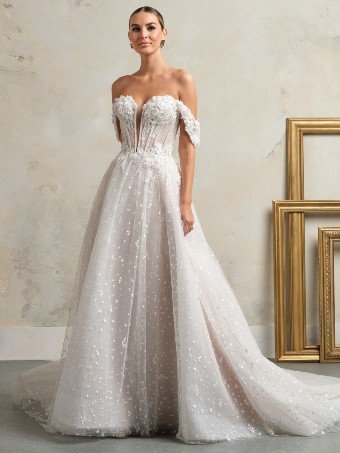Sottero and Midgley Athlone 24SB753A02 $3 Ivory/ Silver thumbnail