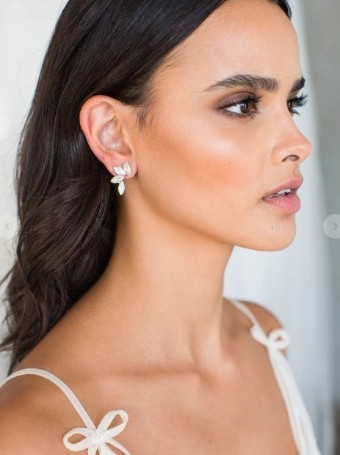 Brides & Hairpins Jael Earrings $1 Gold thumbnail