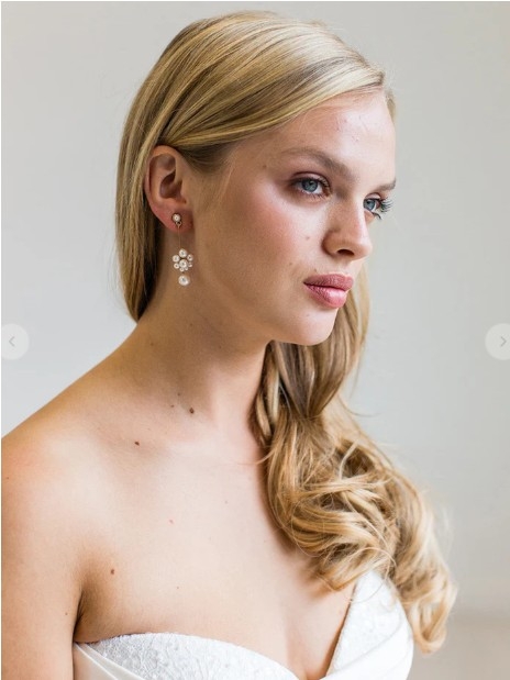 Brides & Hairpins Cassius Earrings #1 Gold picture