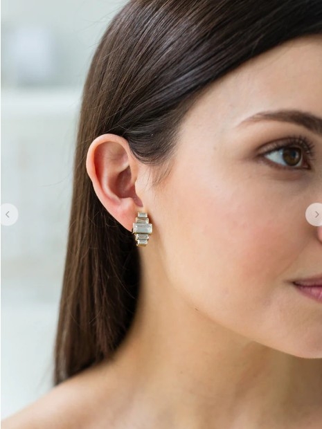 Brides & Hairpins Rasha Earrings #1 Silver picture