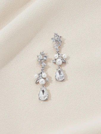 Olive & Piper Blair Drops $1 Silver 14K Gold Plated thumbnail