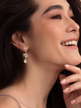 Olive & Piper Blair Drops $2 Silver 14K Gold Plated thumbnail