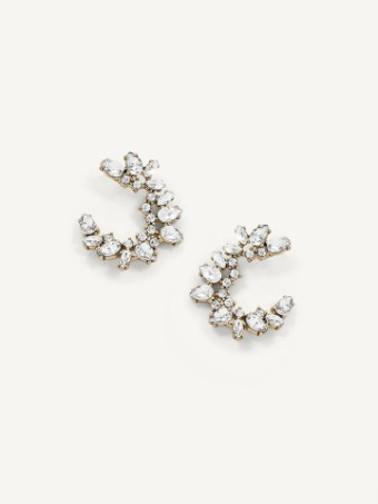 Olive & Piper Lupe Crescent Studs $2 Gold thumbnail