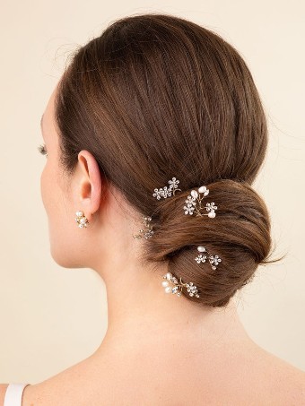 Olive & Piper Adriana Hair Pins $0 default Gold thumbnail