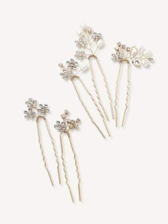 Olive & Piper Adriana Hair Pins $1 default Gold thumbnail