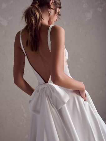 Rebecca Ingram Vesta Marie (Embellished) - 23RK718A02 - Rebecca Ingram Vesta Marie (Embellished) - 23RK718A02 - Rebecca Ingram $2 Ivory (gown with Natural Illusion) thumbnail