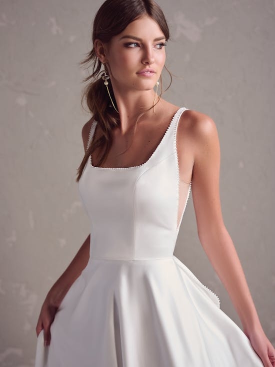 Rebecca Ingram Vesta Marie (Embellished) - 23RK718A02 - Rebecca Ingram Vesta Marie (Embellished) - 23RK718A02 - Rebecca Ingram #3 default Ivory (gown with Natural Illusion) picture