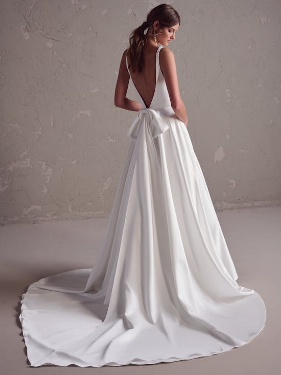 Rebecca Ingram Vesta Marie (Embellished) - 23RK718A02 - Rebecca Ingram Vesta Marie (Embellished) - 23RK718A02 - Rebecca Ingram #1 Ivory (gown with Natural Illusion) picture